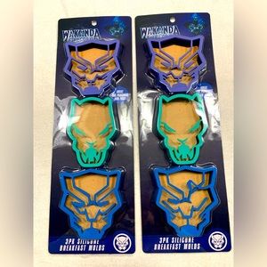 Wakanda Forever Breakfast molds Marvel Cooking Kitchen Food Black Panther